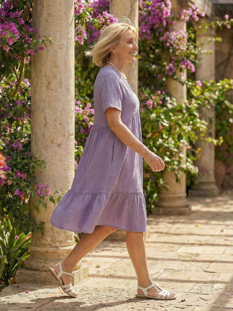 Delphinia | Woven Ease Kleid
