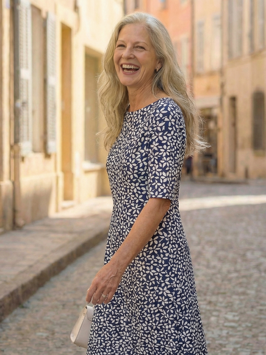 Uriah | Kleid mit Küstenmuster