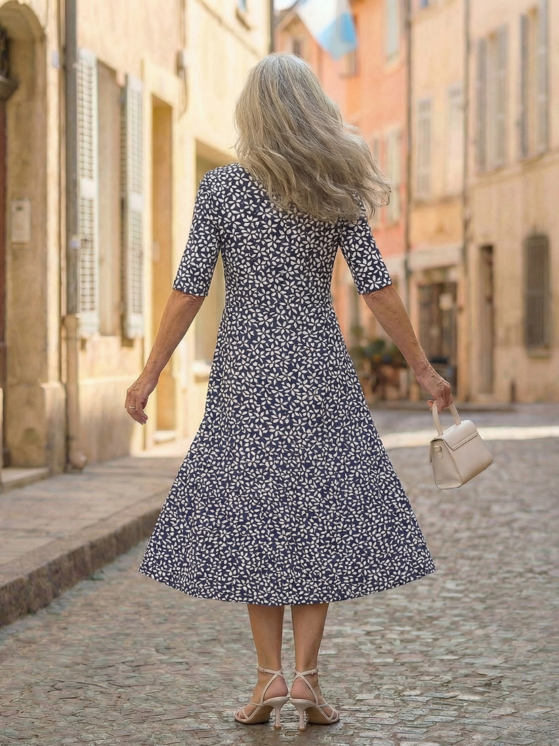 Uriah | Kleid mit Küstenmuster