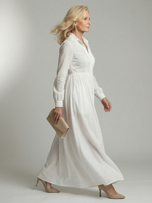 Lioren | Weiches, fließendes Maxikleid