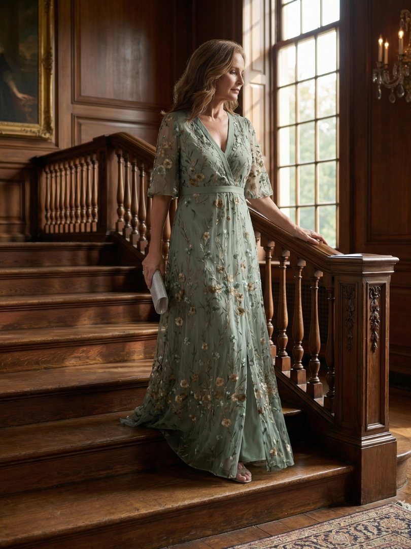 Selora | Halterneck Maxikleid Bloom Flow