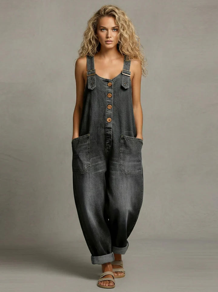 Molly - Damen Jeans-Jumpsuit