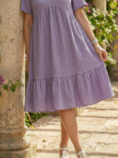 Delphinia | Woven Ease Kleid