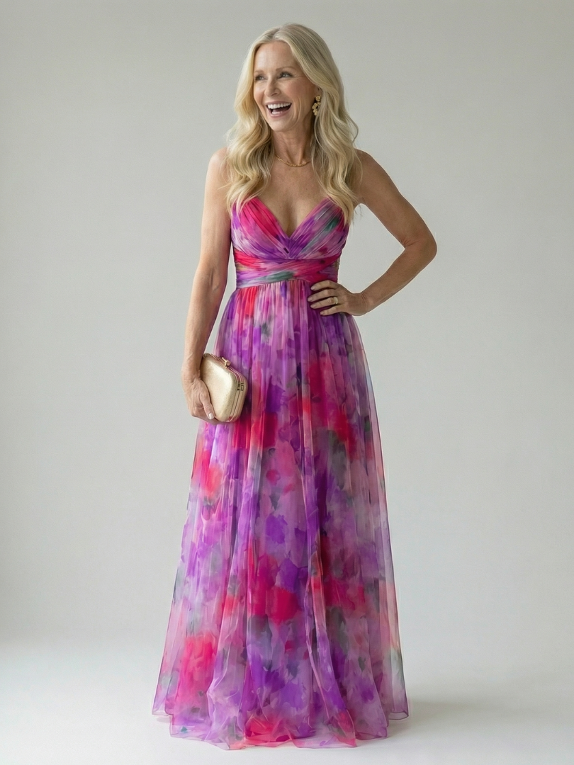 Isel | Maxi-Wickelkleid aus weichem Material