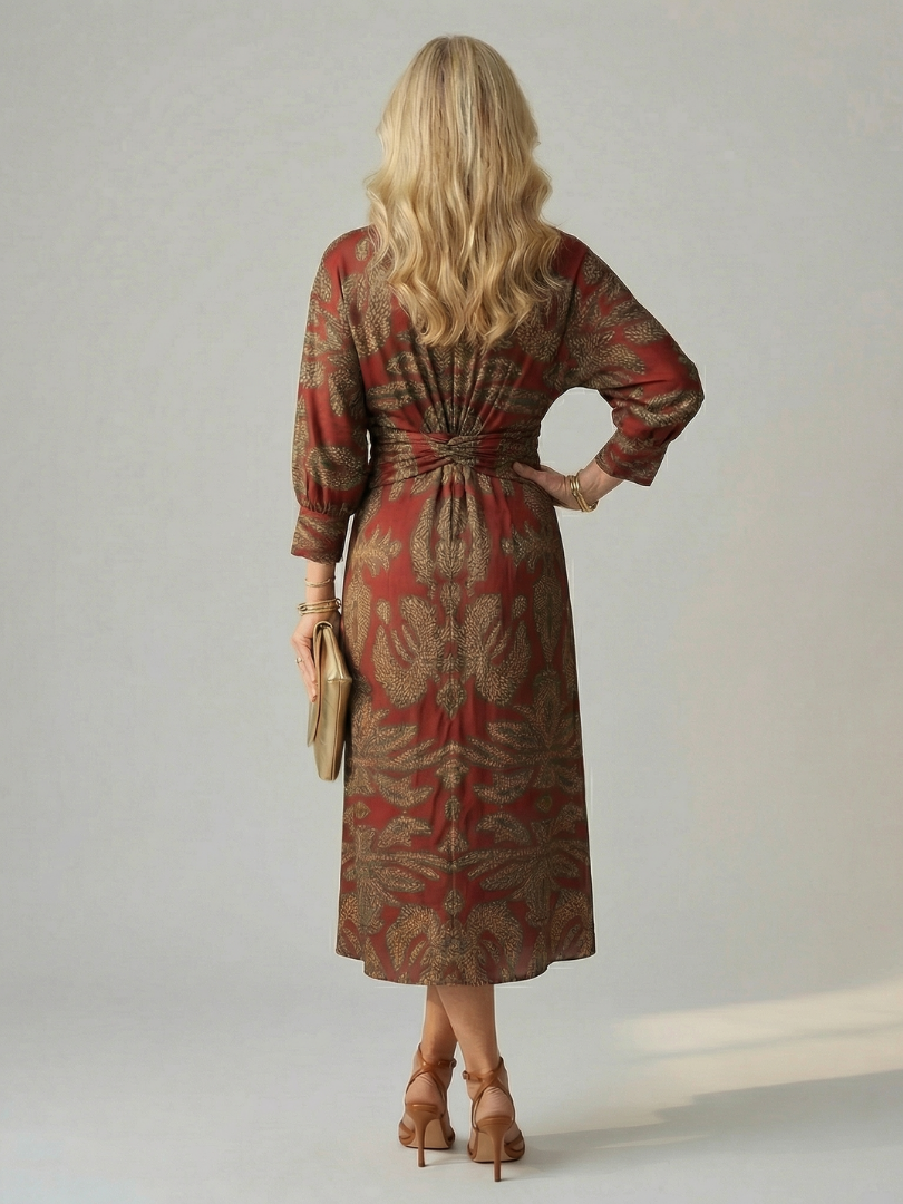 Lune | Wickelkleid in Midilänge