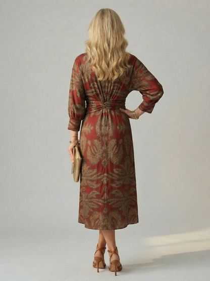 Lune | Wickelkleid in Midilänge