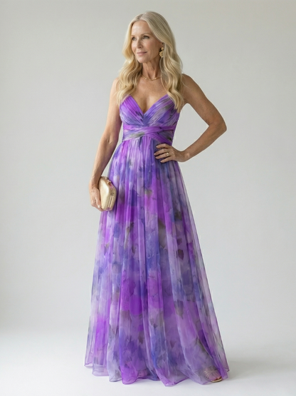 Isel | Maxi-Wickelkleid aus weichem Material