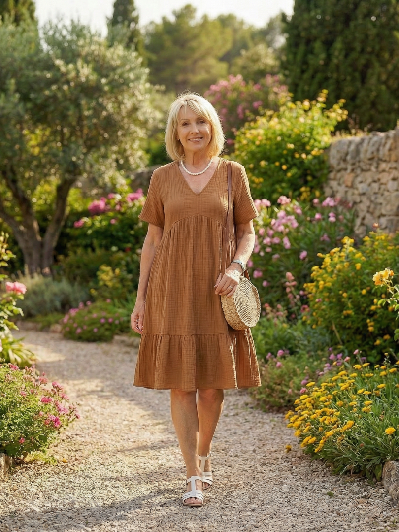 Delphinia | Woven Ease Kleid