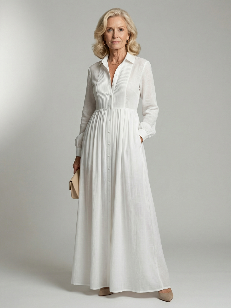 Lioren | Weiches, fließendes Maxikleid