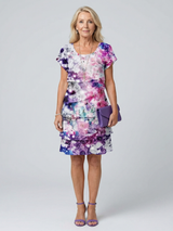 Zaya | Knielanges Kleid "Light Bloom"