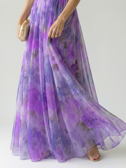 Isel | Maxi-Wickelkleid aus weichem Material