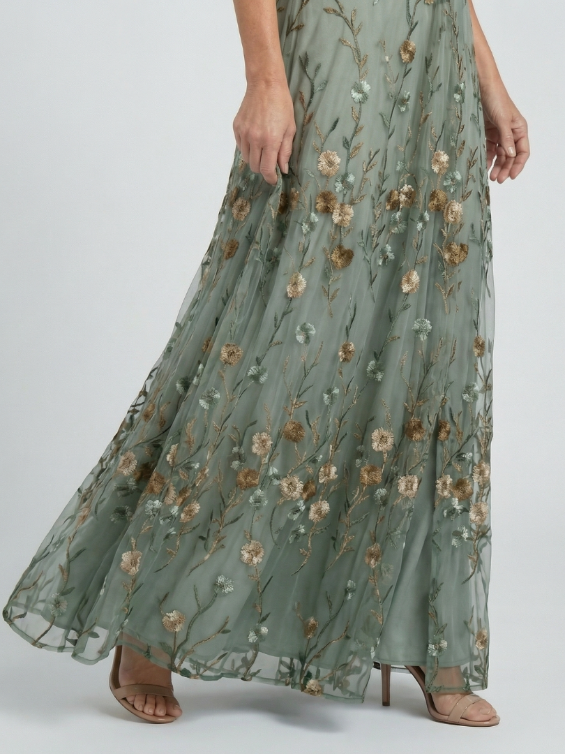 Selora | Halterneck Maxikleid Bloom Flow