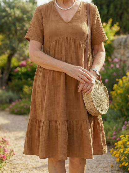 Delphinia | Woven Ease Kleid