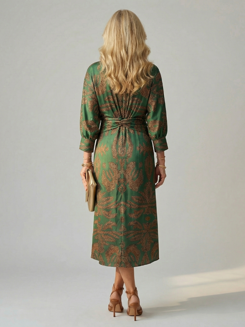 Lune | Wickelkleid in Midilänge