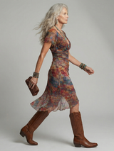Aeris | Ruhiges Neckholder-Midikleid