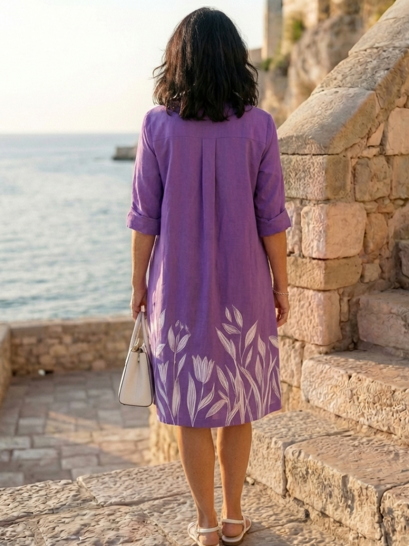 Galatea | Abendlicher Garten-Spaziergang-Kleid
