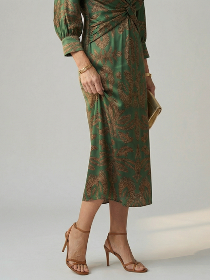 Lune | Wickelkleid in Midilänge