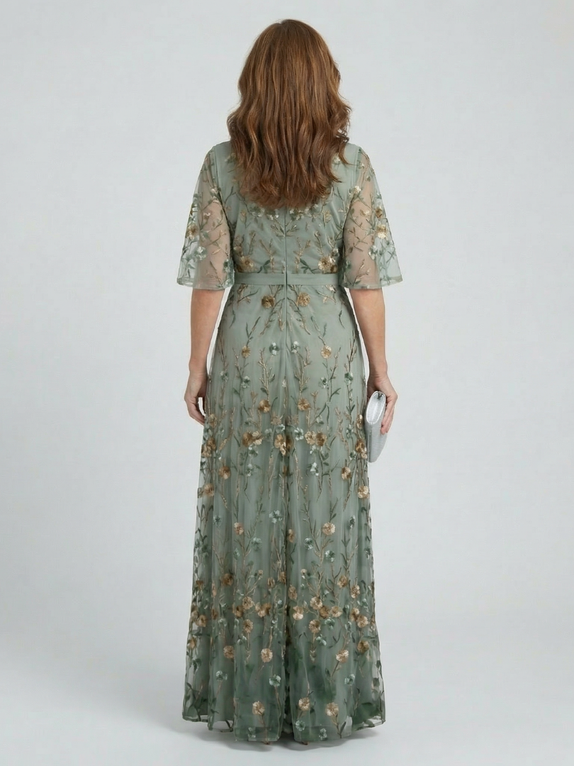 Selora | Halterneck Maxikleid Bloom Flow