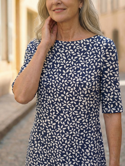 Uriah | Kleid mit Küstenmuster