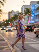 Zaya | Knielanges Kleid "Light Bloom"