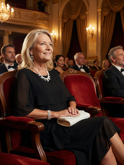 Brent | Gestuftes Midi-Kleid