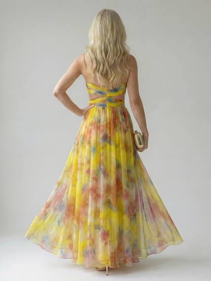 Isel | Maxi-Wickelkleid aus weichem Material