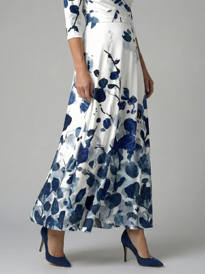 Celine | Wickelkleid mit überkreuztem Ausschnitt Midi