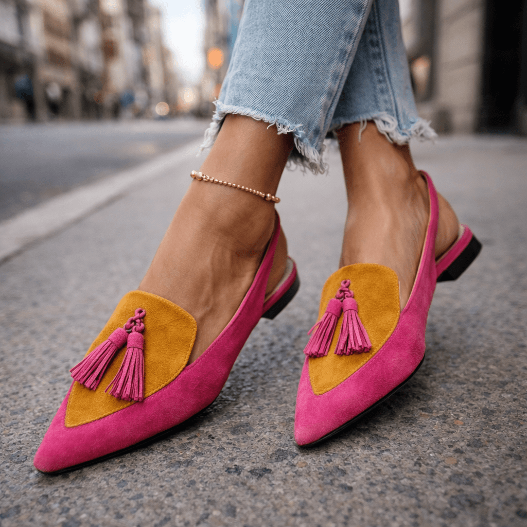 Lorena – Elegante Sandalen mit Quastenträgern für mühelosen Stil