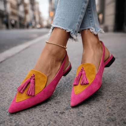 Lorena – Elegante Sandalen mit Quastenträgern für mühelosen Stil