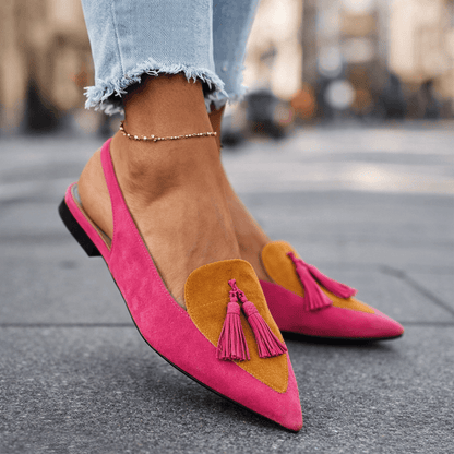 Lorena – Elegante Sandalen mit Quastenträgern für mühelosen Stil