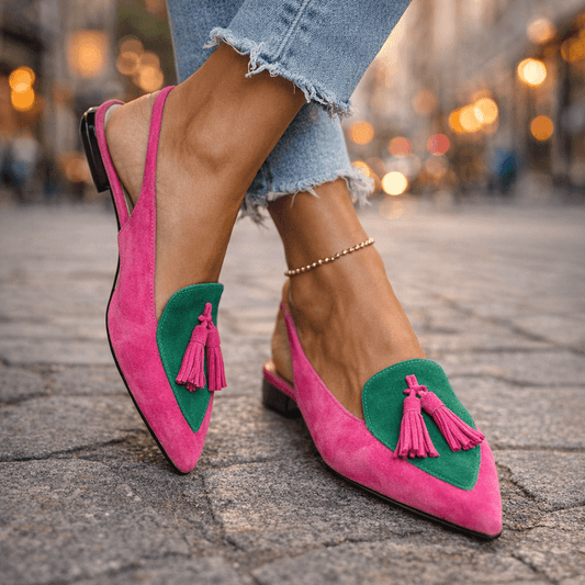 Lorena – Elegante Sandalen mit Quastenträgern für mühelosen Stil