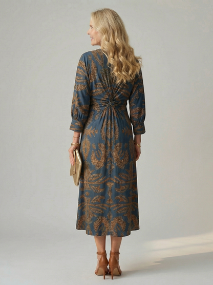 Lune | Wickelkleid in Midilänge