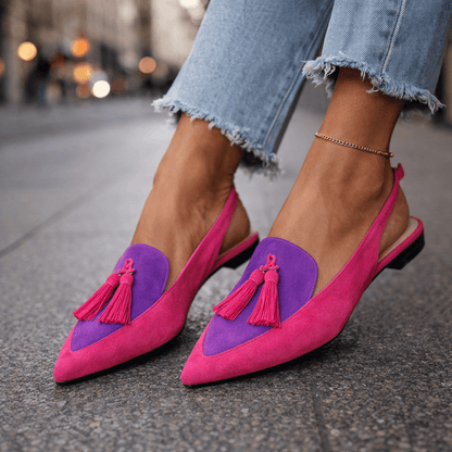 Lorena – Elegante Sandalen mit Quastenträgern für mühelosen Stil
